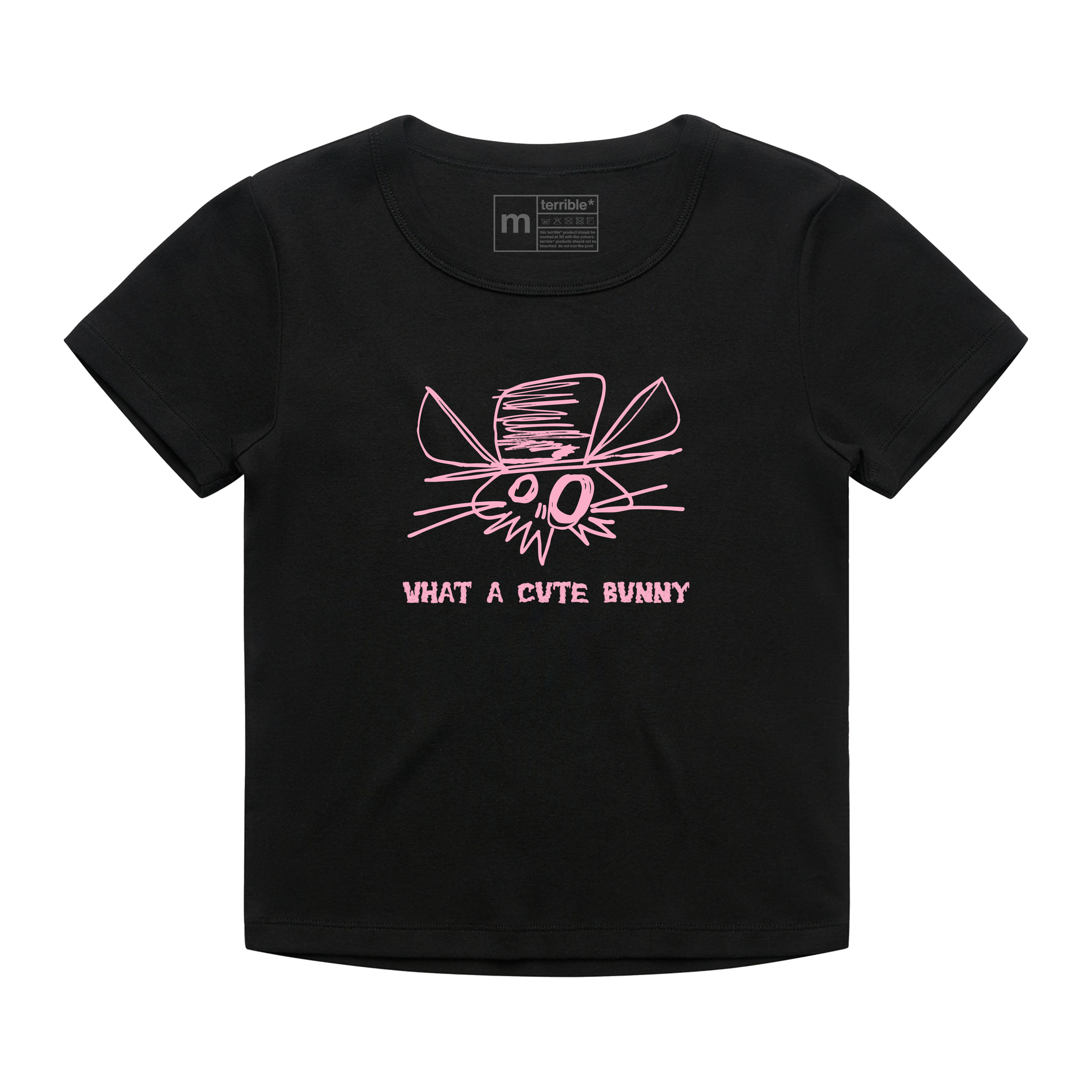 Chinchilla - 'WHAT A CUTE BUNNY ' BABY TEE